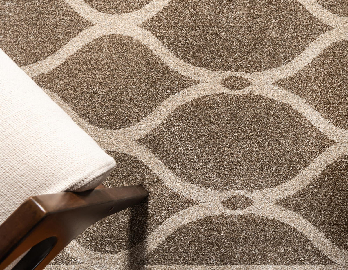 Lattice Gardens Collection Area Rug -  Vinehaven Rectangle Beige  lifestyle 12