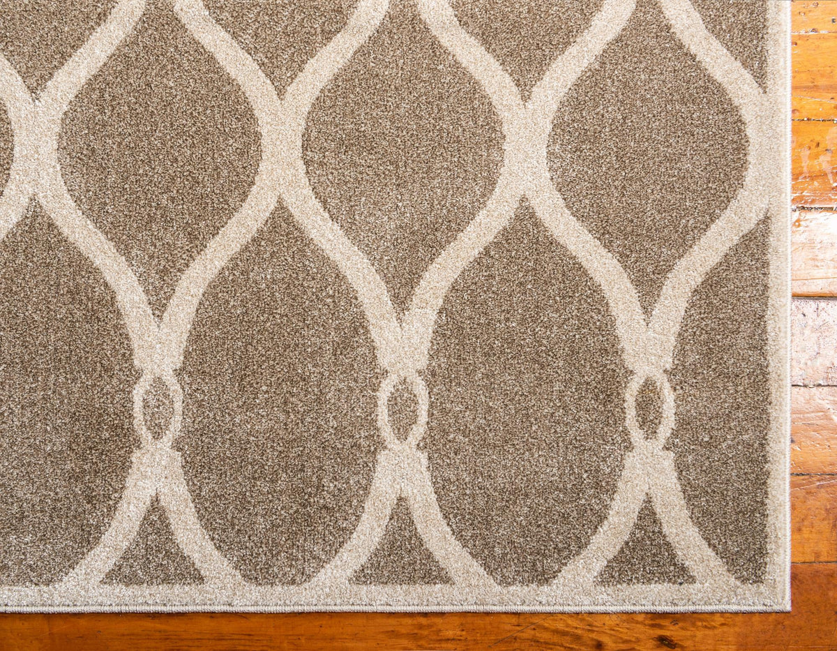 Lattice Gardens Collection Area Rug -  Vinehaven Rectangle Beige  lifestyle 18