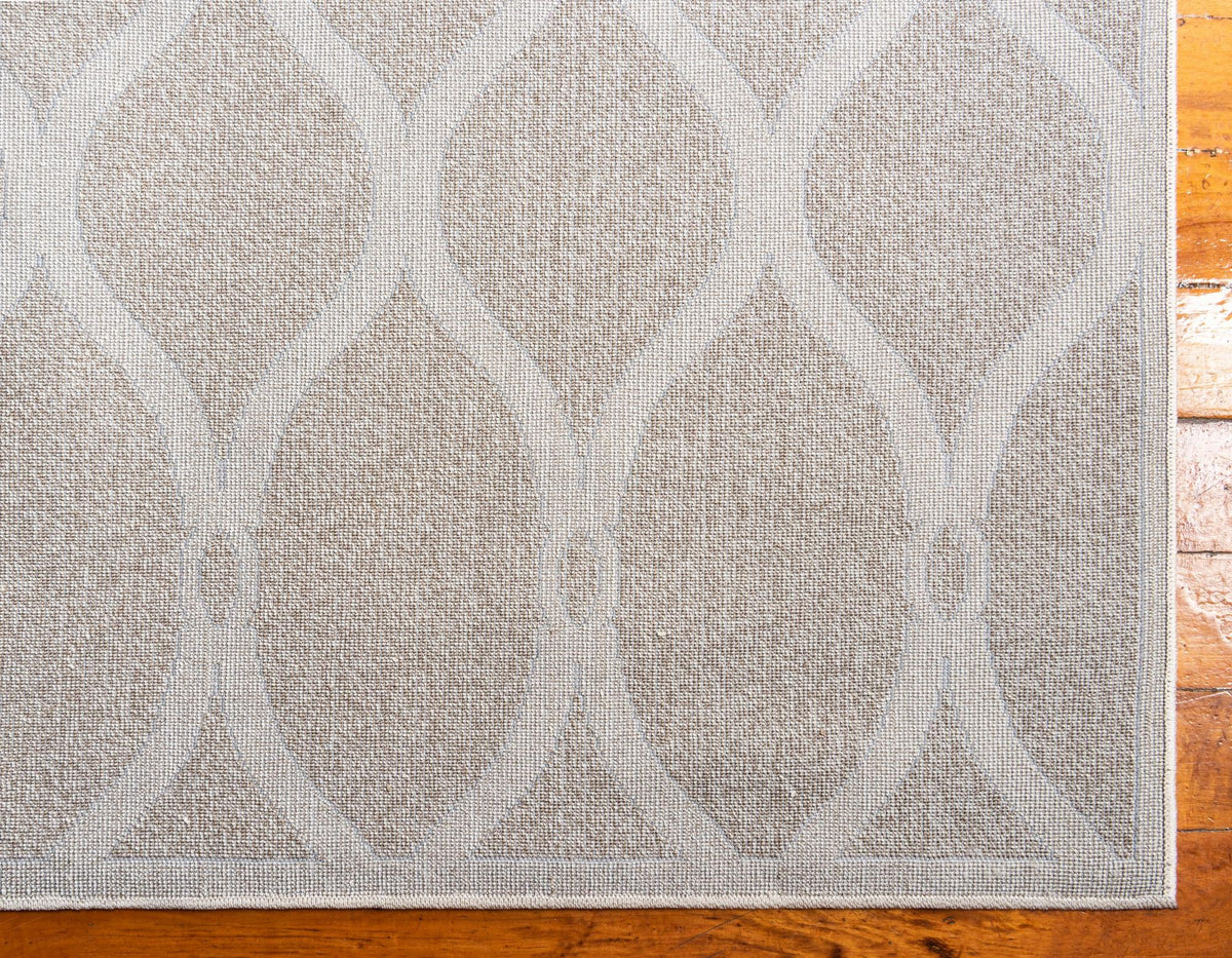 Lattice Gardens Collection Area Rug -  Vinehaven Rectangle Beige  lifestyle 20