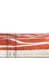 Lattice Gardens Collection Area Rug -  Vinehaven Round Terracotta  lifestyle 41