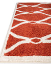 Lattice Gardens Collection Area Rug -  Vinehaven Rectangle Terracotta  lifestyle 50