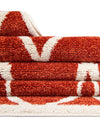 Lattice Gardens Collection Area Rug -  Vinehaven Rectangle Terracotta  lifestyle 57