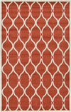 Lattice Gardens Collection Area Rug -  Vinehaven Rectangle Terracotta  lifestyle 4