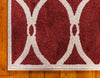 Lattice Gardens Collection Area Rug -  Vinehaven Rectangle Red  lifestyle 25