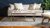 Lattice Gardens Collection Area Rug -  Vinehaven Rectangle Light Gray  lifestyle 14