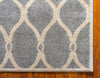 Lattice Gardens Collection Area Rug -  Vinehaven Rectangle Light Gray  lifestyle 39