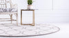 Lattice Gardens Collection Area Rug -  Latticegrove Round Cream  lifestyle 16