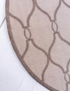 Lattice Gardens Collection Area Rug -  Latticegrove Round Cream  lifestyle 22