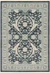 Persian Elegance Collection Area Rug -  Yazd Rectangle Dark Gray Main