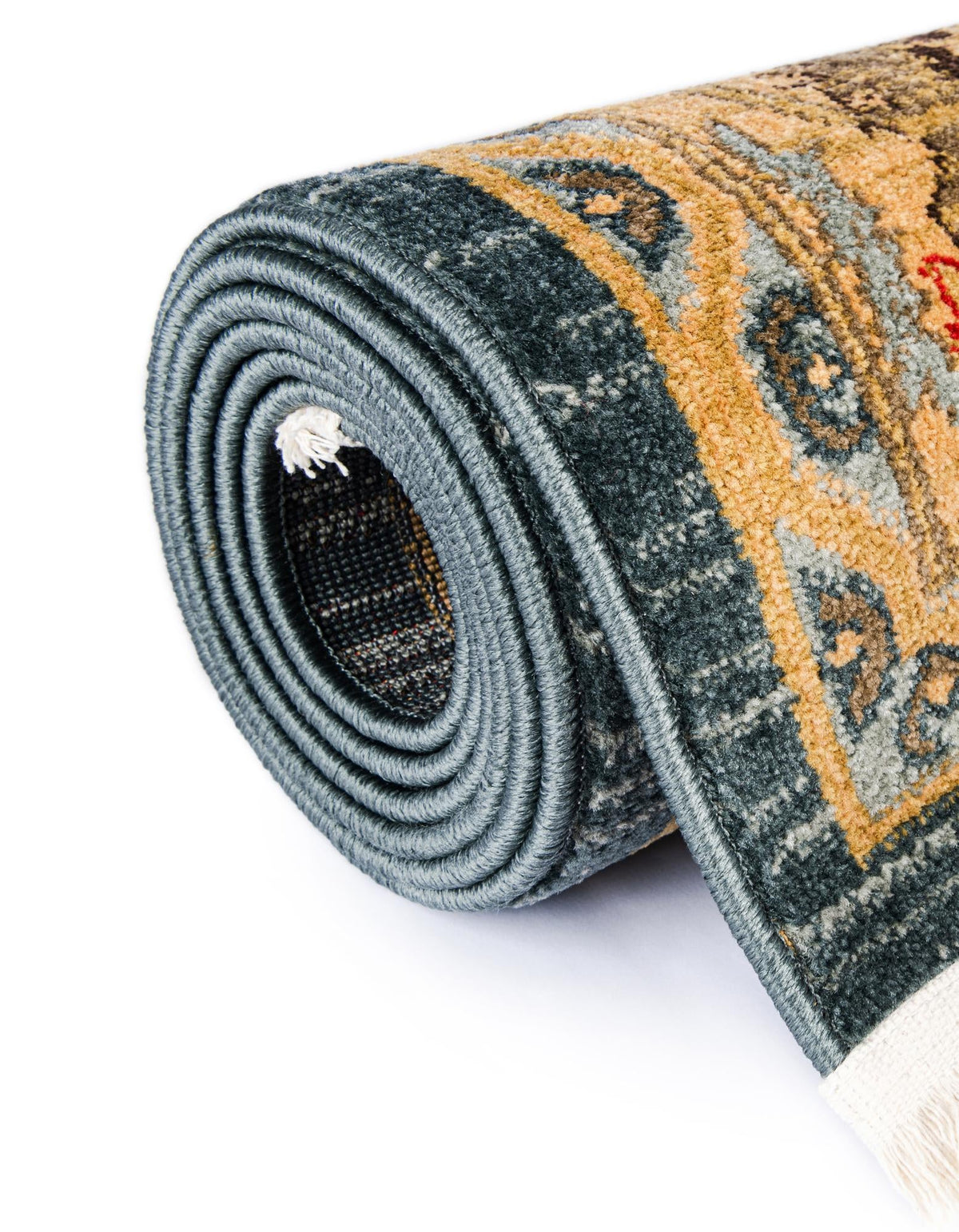 Persian Elegance Collection Area Rug -  Khorramabad Rectangle Navy Blue  lifestyle 3