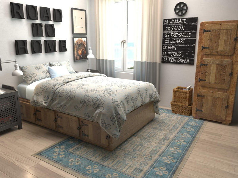 Salzburg Elegance Collection Area Rug - Mirabell Rectangle Beige  lifestyle 5