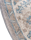 Salzburg Elegance Collection Area Rug -  Getreidegasse Round Gray  lifestyle 40