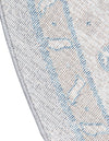 Salzburg Elegance Collection Area Rug -  Getreidegasse Round Gray  lifestyle 50