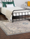 Salzburg Elegance Collection Area Rug -  Getreidegasse Rectangle Gray  lifestyle 3