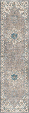 Salzburg Elegance Collection Area Rug -  Getreidegasse Runner Gray  lifestyle 12