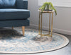 Salzburg Elegance Collection Area Rug -  Getreidegasse Round Cream  lifestyle 30