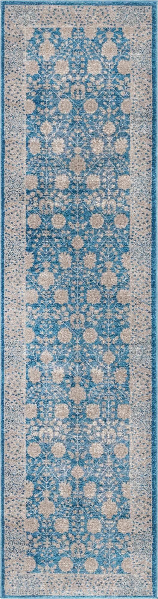 Salzburg Elegance Collection Area Rug -  Hellbrunn Runner Light Blue  lifestyle 29