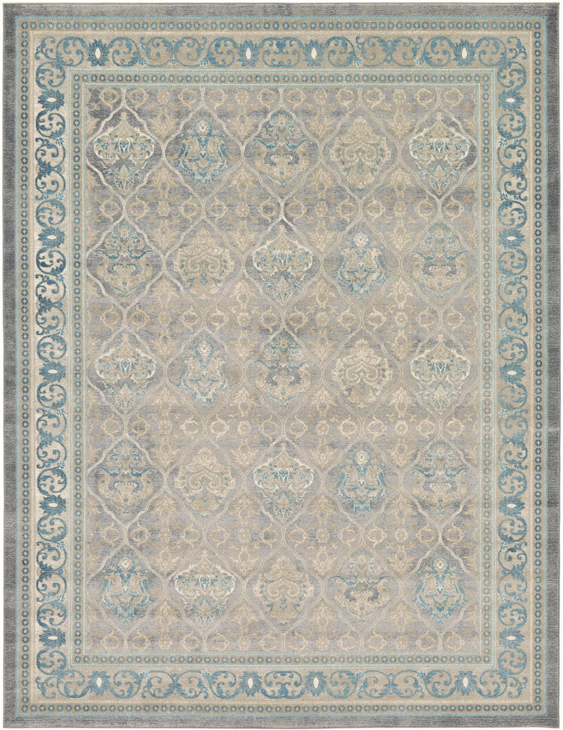 Salzburg Elegance Collection Area Rug -  Kapuzinerberg Rectangle Gray  lifestyle 3