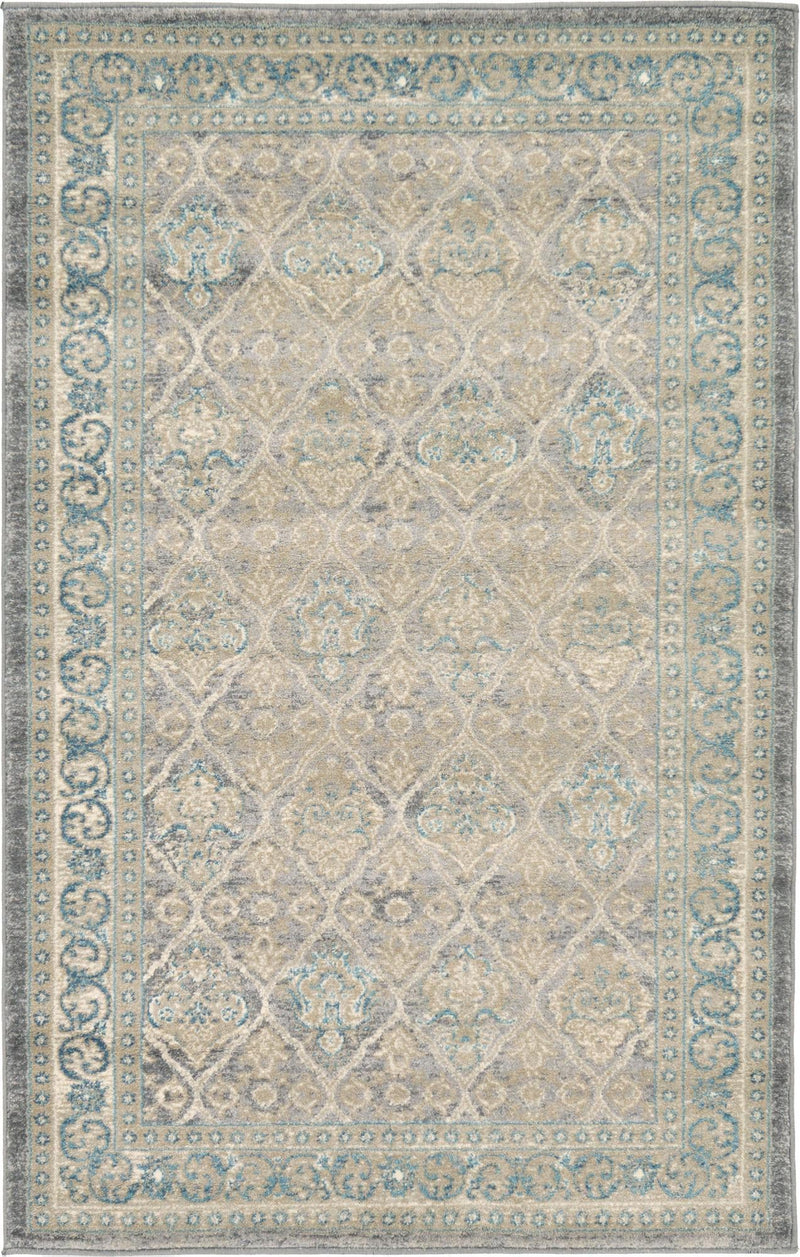Salzburg Elegance Collection Area Rug -  Kapuzinerberg Rectangle Gray  lifestyle 2