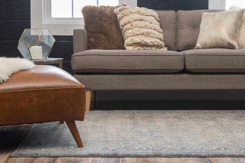 Salzburg Elegance Collection Area Rug -  Kapuzinerberg Rectangle Gray  lifestyle 8