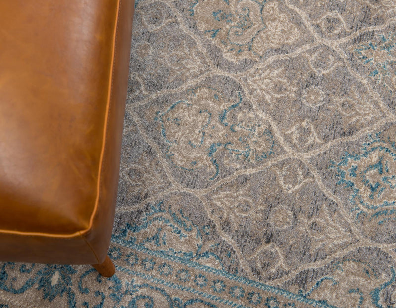Salzburg Elegance Collection Area Rug -  Kapuzinerberg Rectangle Gray  lifestyle 11
