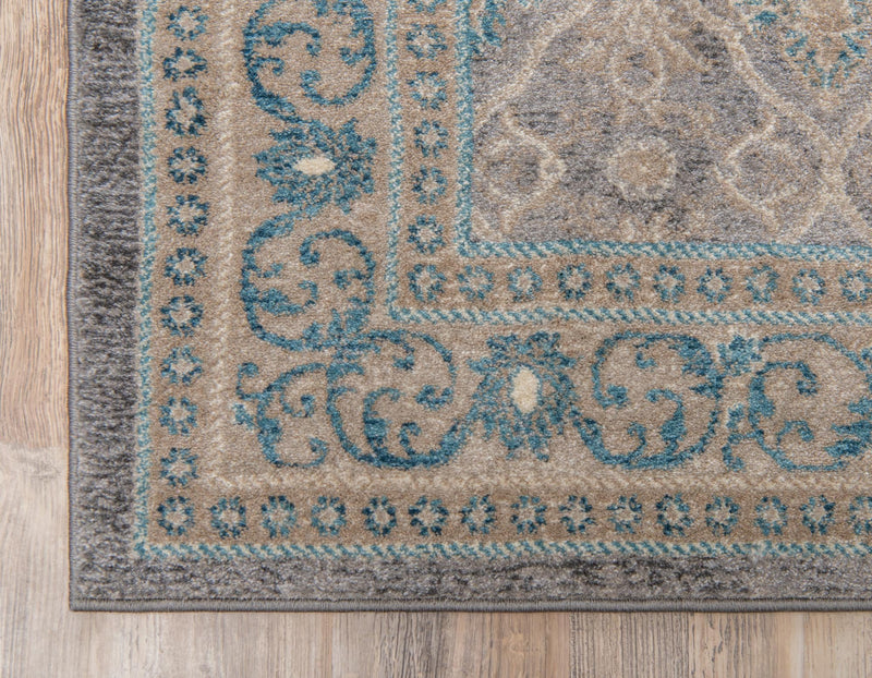 Salzburg Elegance Collection Area Rug -  Kapuzinerberg Rectangle Gray  lifestyle 17