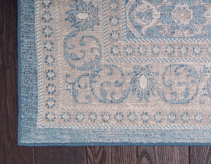 Salzburg Elegance Collection Area Rug -  Kapuzinerberg Rectangle Light Blue  lifestyle 18