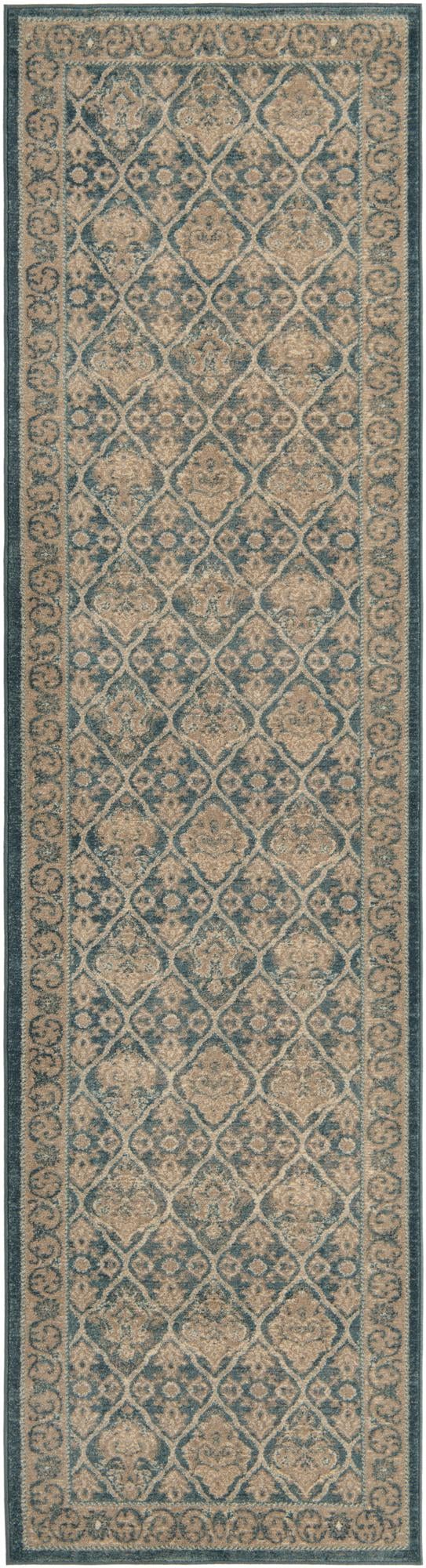 Salzburg Elegance Collection Area Rug -  Kapuzinerberg Runner Light Blue  lifestyle 20