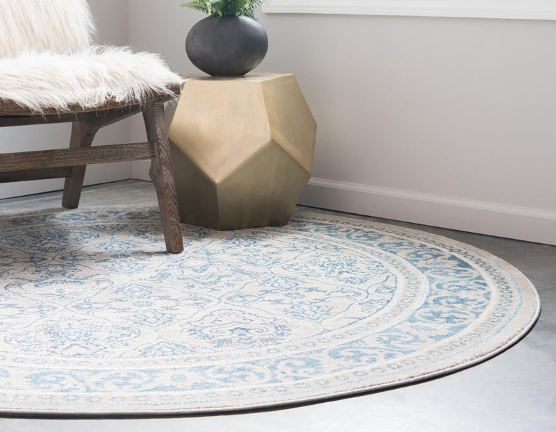 Salzburg Elegance Collection Area Rug -  Kapuzinerberg Round Beige  lifestyle 38