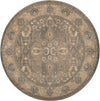 Salzburg Elegance Collection Area Rug -  Mozarteum Round Gray  lifestyle 27