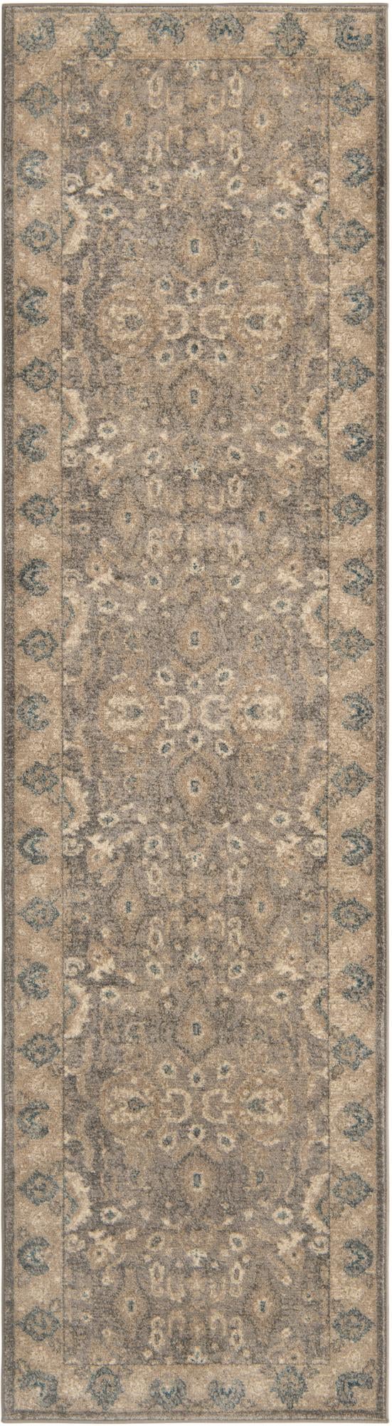 Salzburg Elegance Collection Area Rug -  Mozarteum Runner Gray  lifestyle 21
