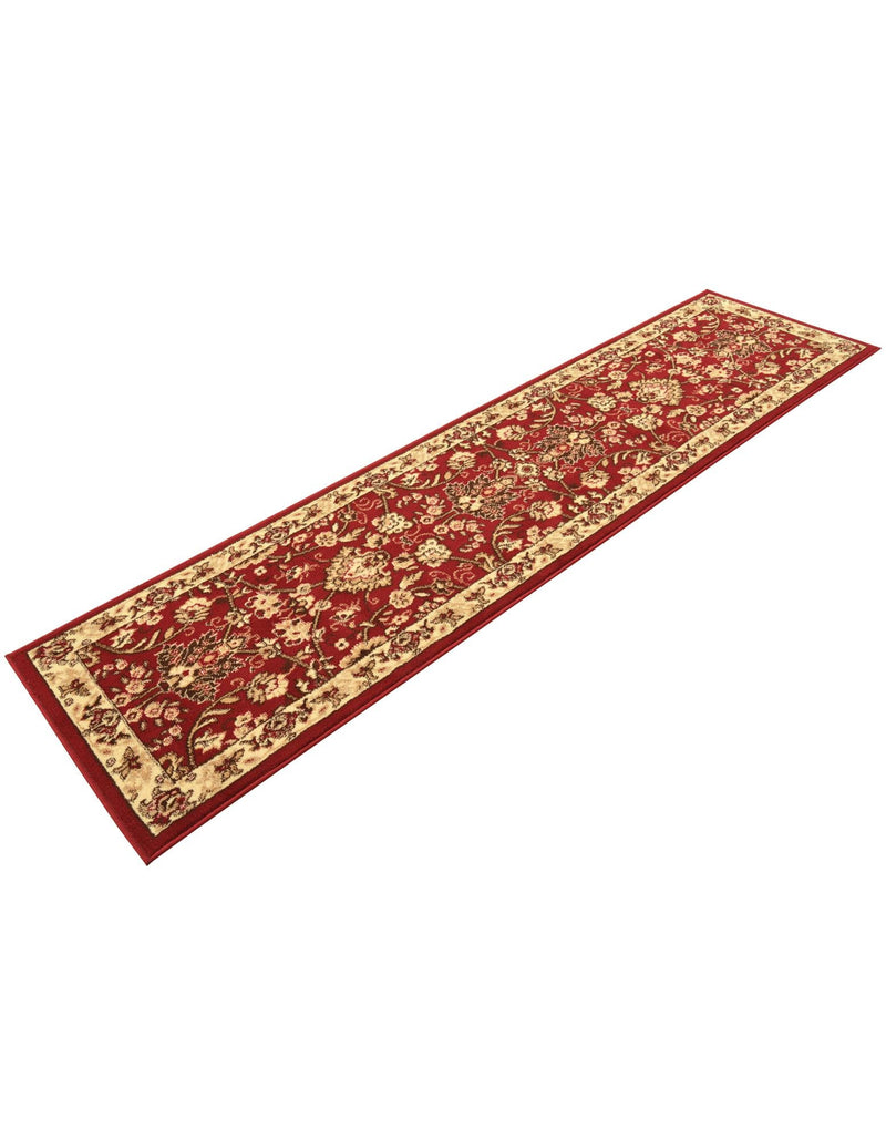 Isfahan Elegance Collection Area Rug - Naghsh-e Jahan (Burgundy) Runner Burgundy  lifestyle 73