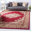 Tabriz Tapestry Collection Area Rug - Azerbaijan (Burgundy) Square Burgundy  lifestyle 25