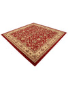 Isfahan Elegance Collection Area Rug - Naghsh-e Jahan (Burgundy) Square Burgundy  lifestyle 77