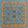 Isfahan Elegance Collection Area Rug - Naghsh-e Jahan (Light Blue) Square Light Blue  lifestyle 18