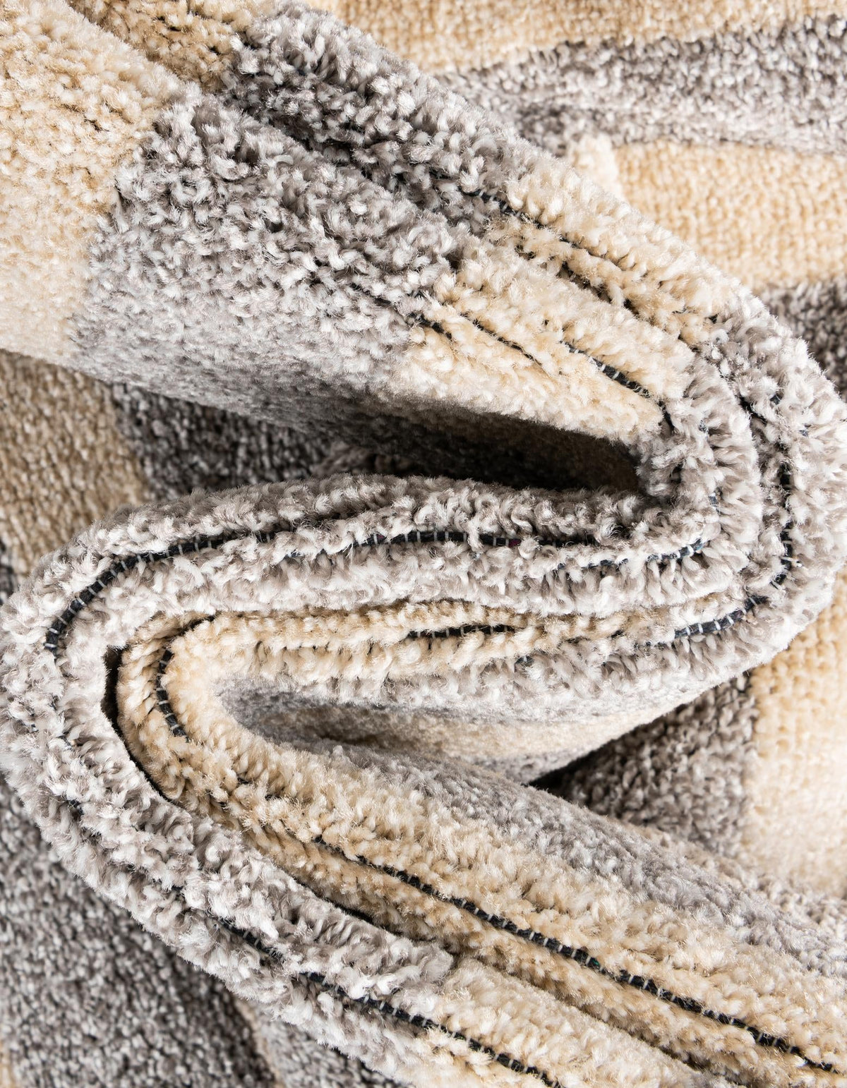 Aegean Labyrinth Collection Area Rug -  Mykonos Rectangle Gray  lifestyle 18