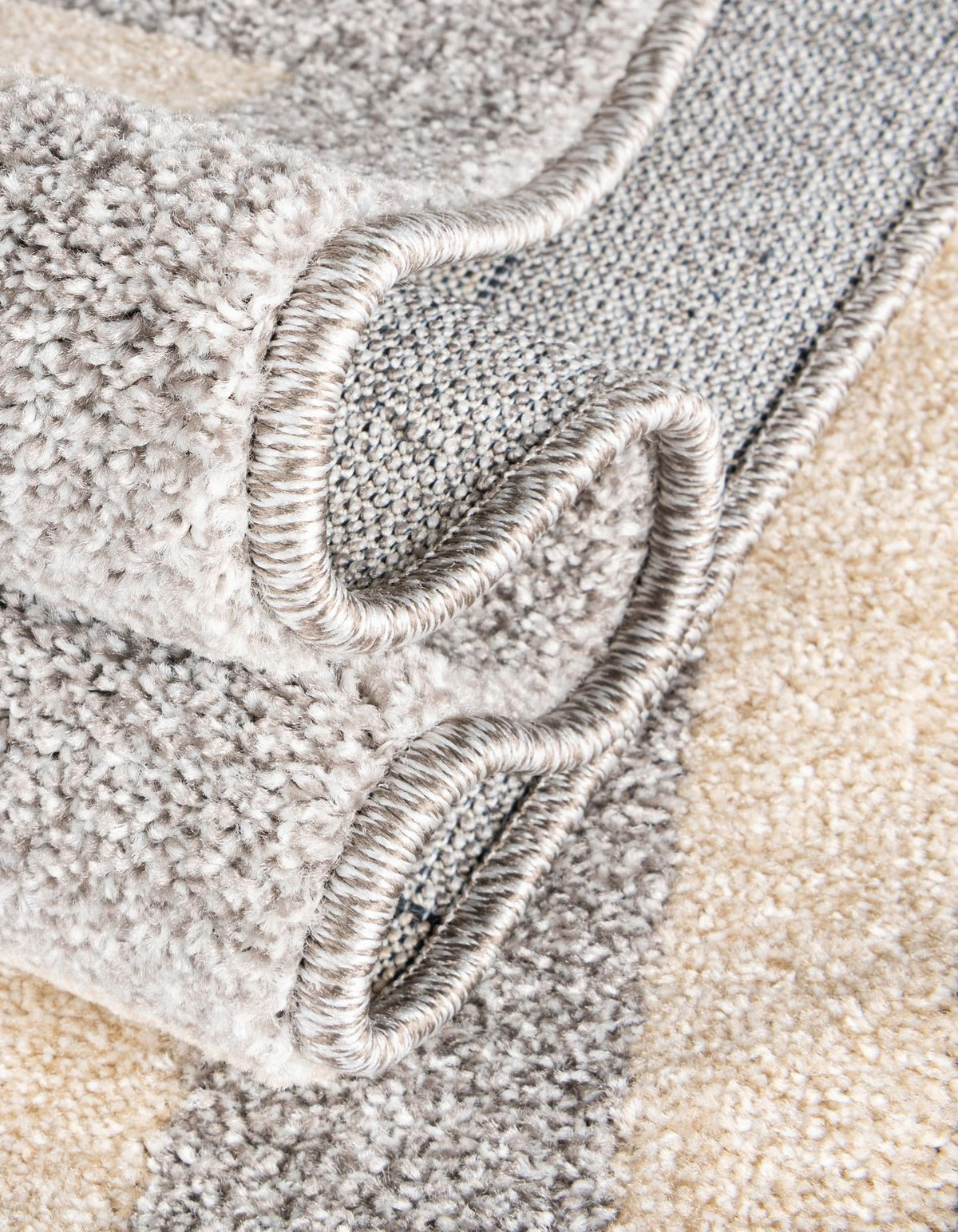 Aegean Labyrinth Collection Area Rug -  Mykonos Rectangle Gray  lifestyle 37