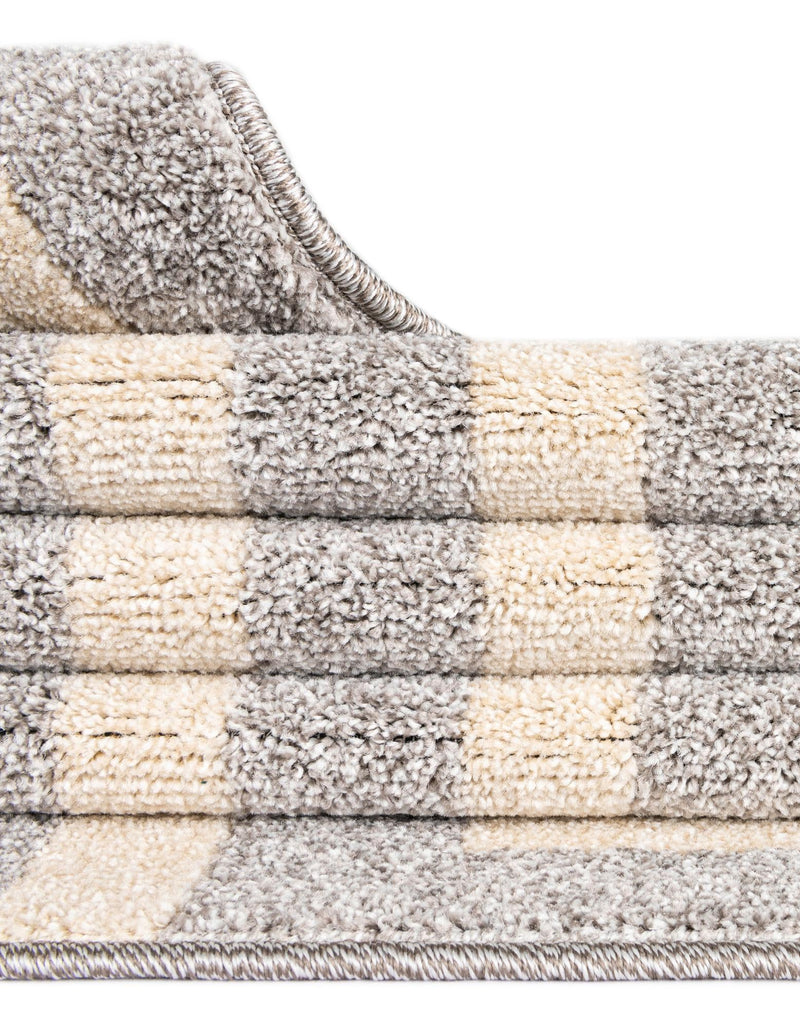 Aegean Labyrinth Collection Area Rug -  Mykonos Rectangle Gray  lifestyle 39