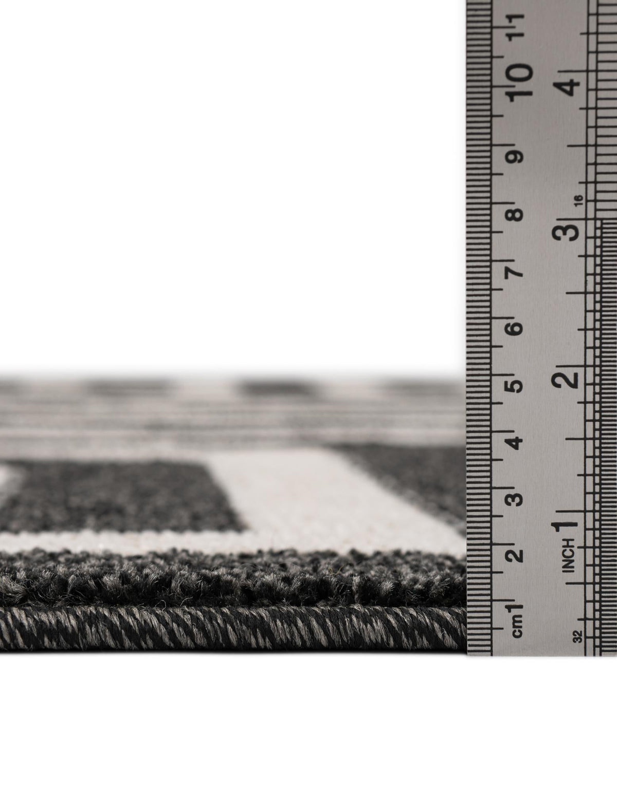 Aegean Labyrinth Collection Area Rug -  Mykonos Rectangle Black  lifestyle 12