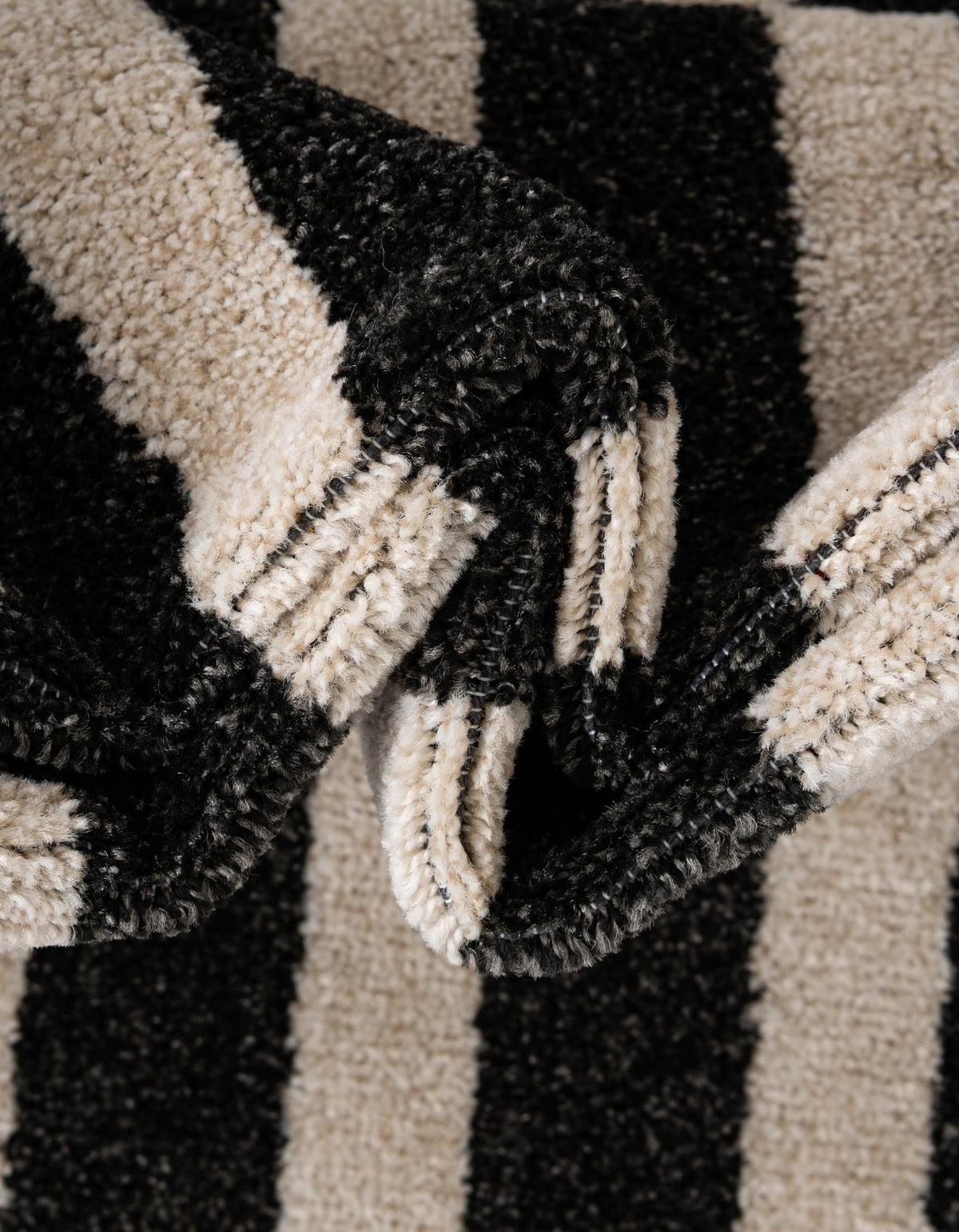 Aegean Labyrinth Collection Area Rug -  Mykonos Rectangle Black  lifestyle 17