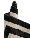 Aegean Labyrinth Collection Area Rug -  Mykonos Rectangle Black  lifestyle 22