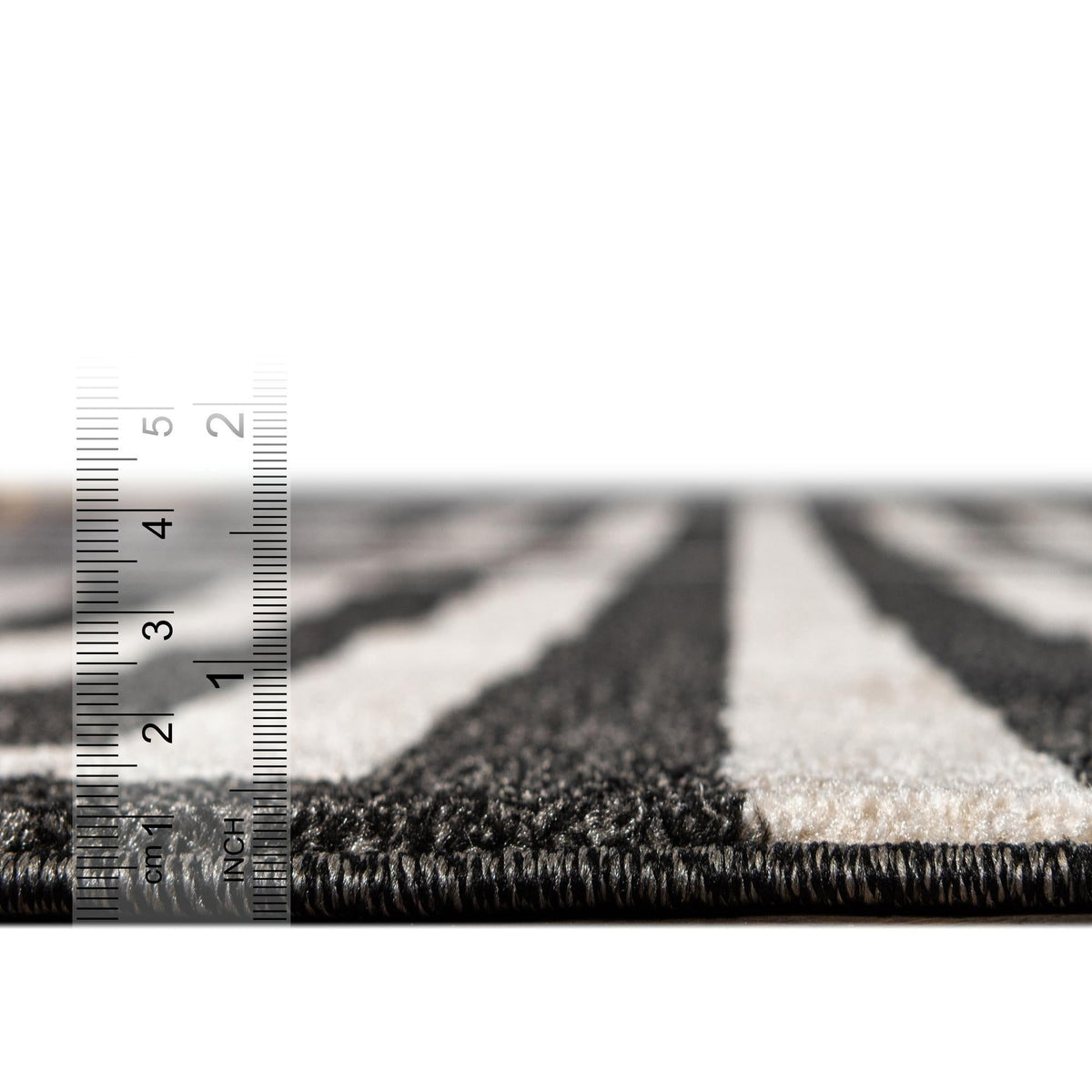 Aegean Labyrinth Collection Area Rug -  Mykonos Rectangle Black  lifestyle 32