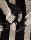 Aegean Labyrinth Collection Area Rug -  Mykonos Rectangle Black  lifestyle 35