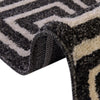 Aegean Labyrinth Collection Area Rug -  Mykonos Rectangle Black  lifestyle 37