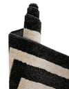Aegean Labyrinth Collection Area Rug -  Mykonos Rectangle Black  lifestyle 38