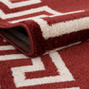 Aegean Labyrinth Collection Area Rug -  Santorini Rectangle Terracotta  lifestyle 37