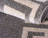 Aegean Labyrinth Collection Area Rug -  Santorini Rectangle Gray  lifestyle 19