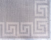 Aegean Labyrinth Collection Area Rug -  Santorini Rectangle Gray  lifestyle 28