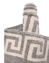 Aegean Labyrinth Collection Area Rug -  Santorini Rectangle Gray  lifestyle 66