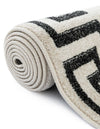 Aegean Labyrinth Collection Area Rug -  Santorini Rectangle Beige and Gray  lifestyle 68